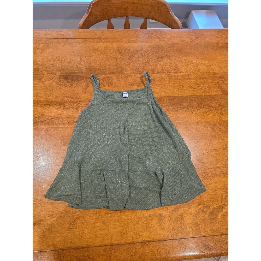 Old Navy Navy Green Spaghetti Strap Top Size Small
